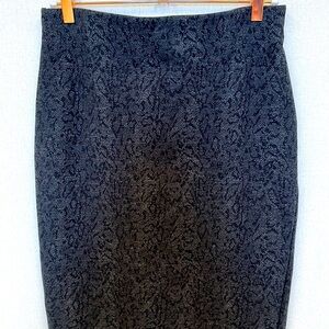 Willi Smith Snakeskin Pattern Pencil Skirt • Sz M